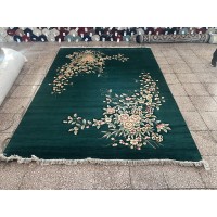 Китайский шерстяной ковер 0054001 Зеленый